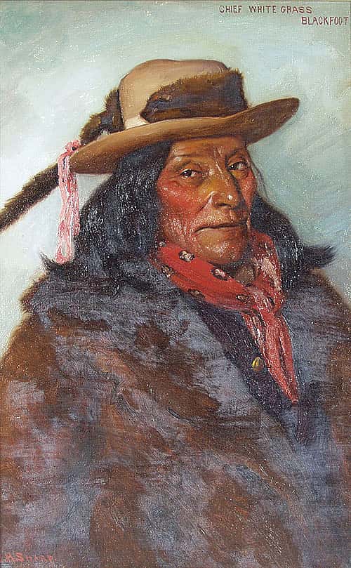 Chief White Grass - Blackfoot